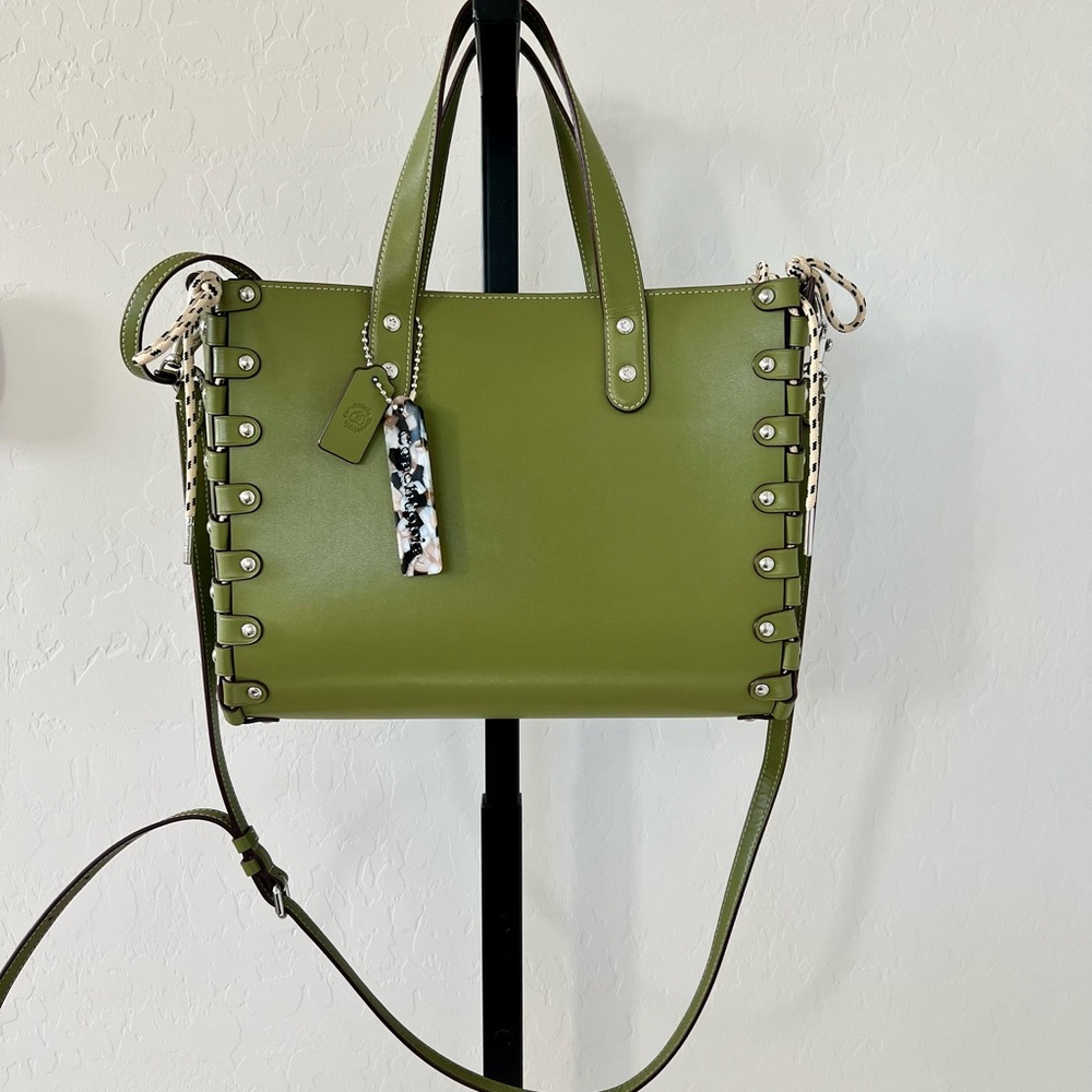 Coach Re Laceable Olive Green Coachtopia Leather